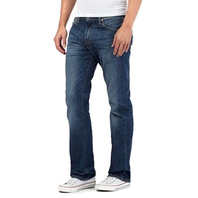 527&#8482 mostly mid blue bootcut jeans